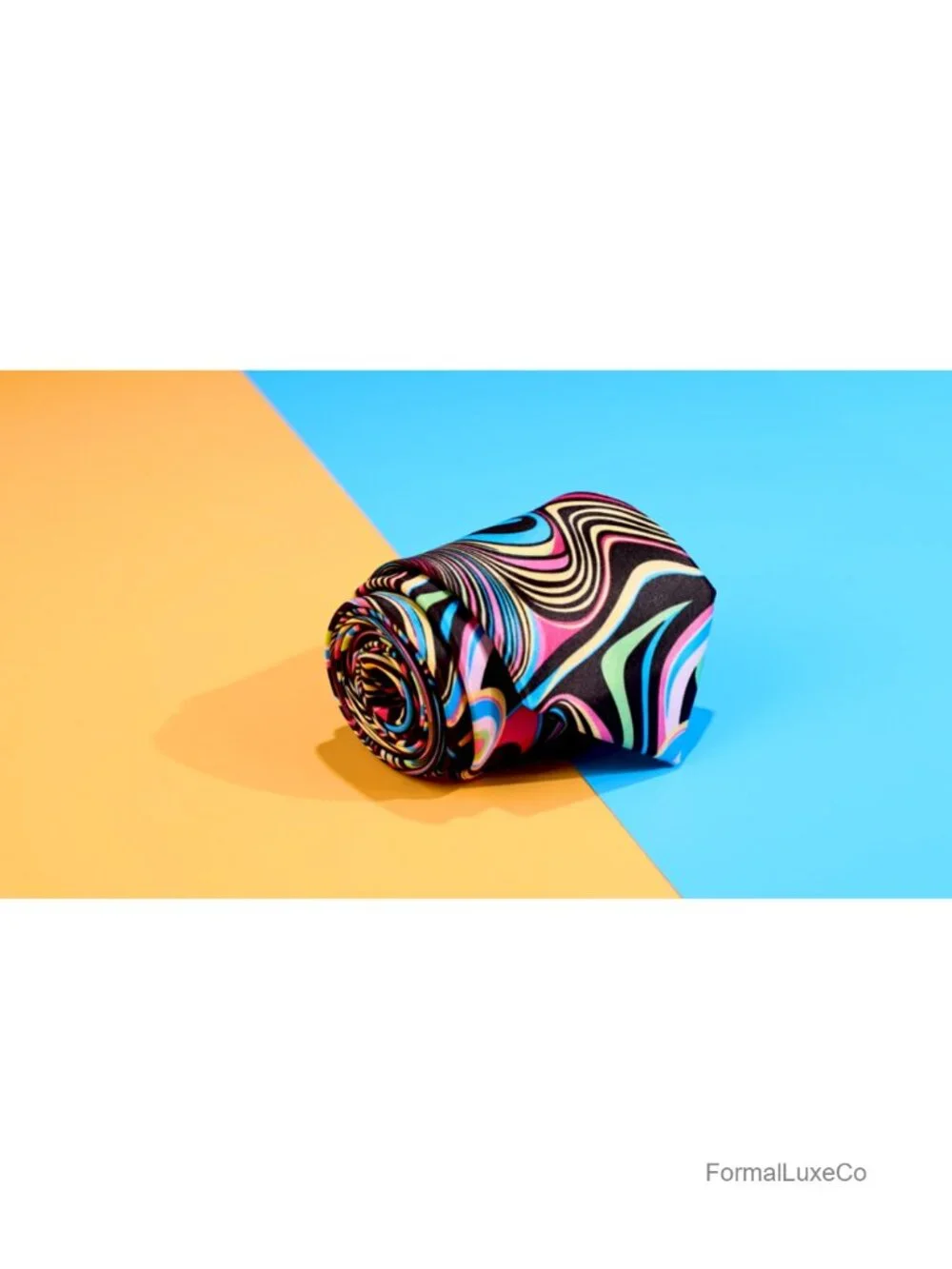 Silk Blend Men's Tie Set with Tie Clip, Pocket Square & Cufflinks - Formal